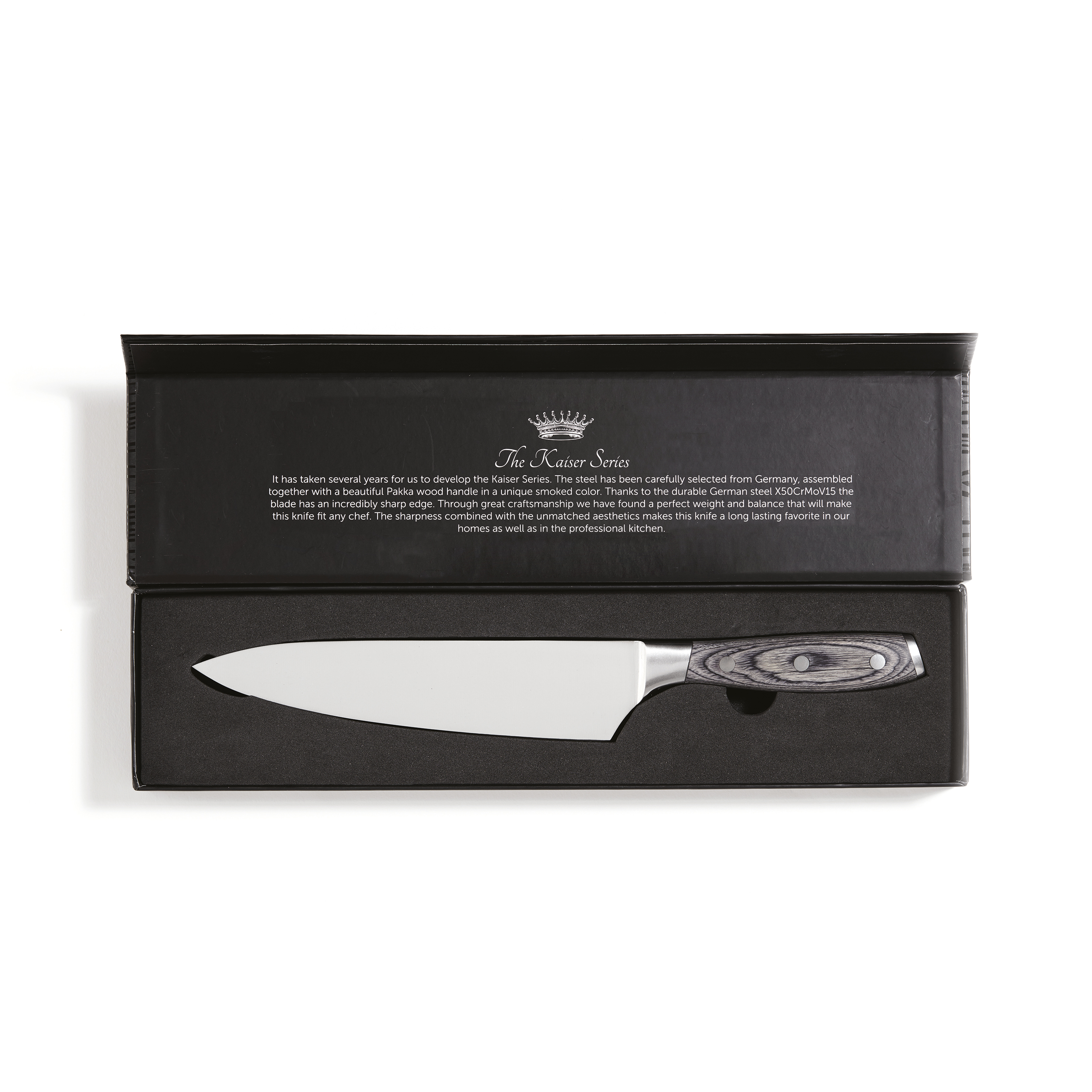Cuchillo de chef de acero alemán personalizado
